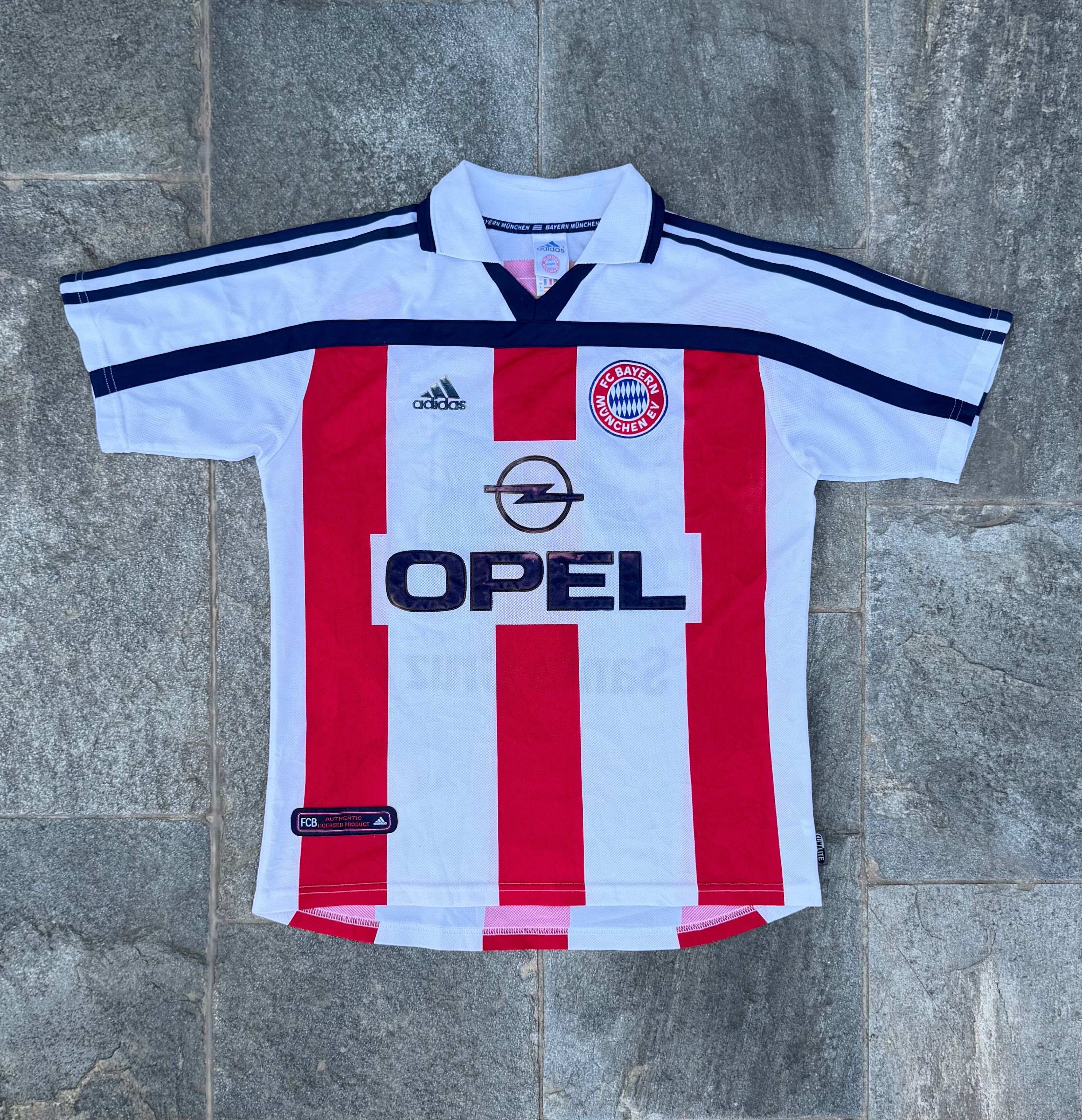 RED/BLUE FC BAYERN SANTA CRUZ #24 JERSEY SIZE M