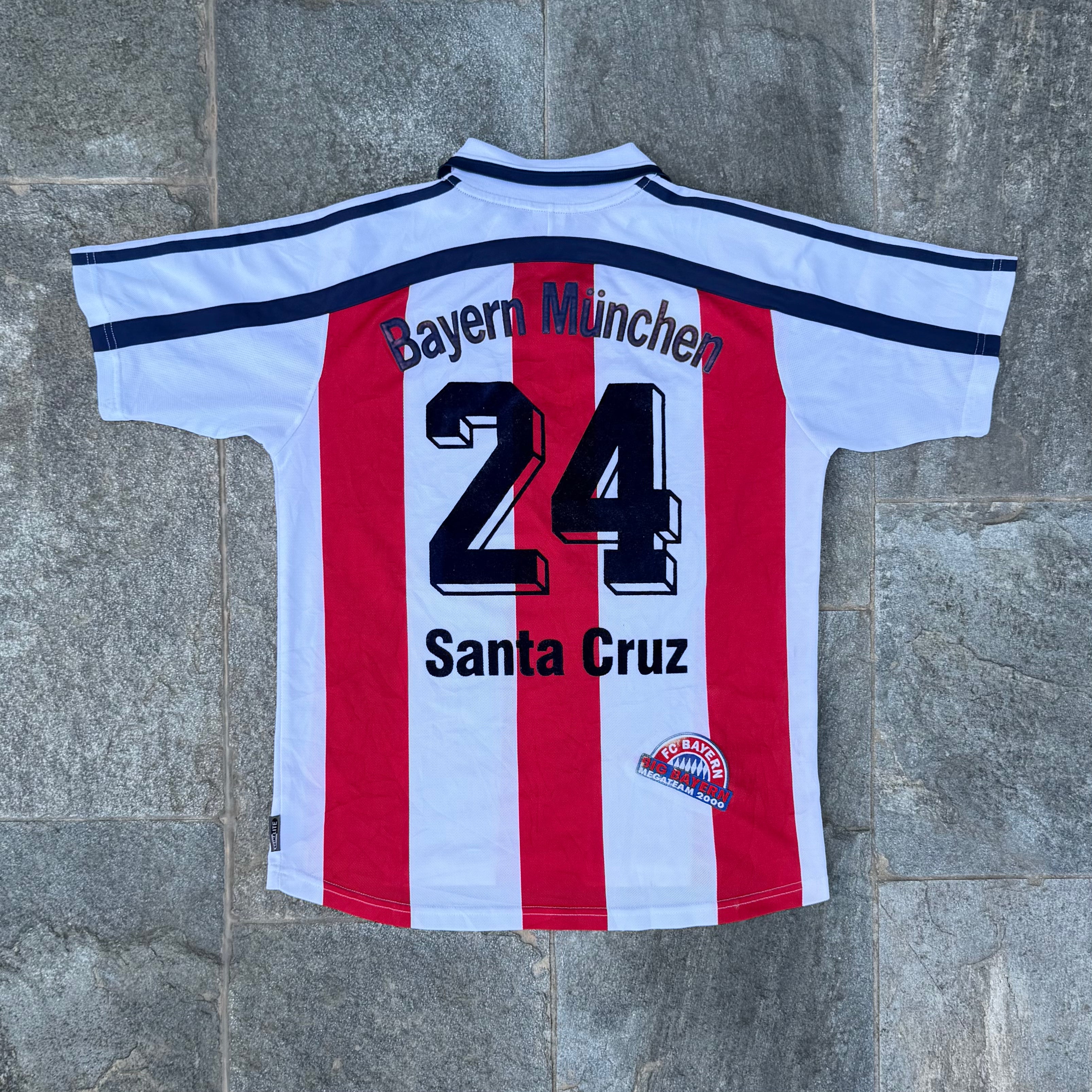 RED/BLUE FC BAYERN SANTA CRUZ #24 JERSEY SIZE M