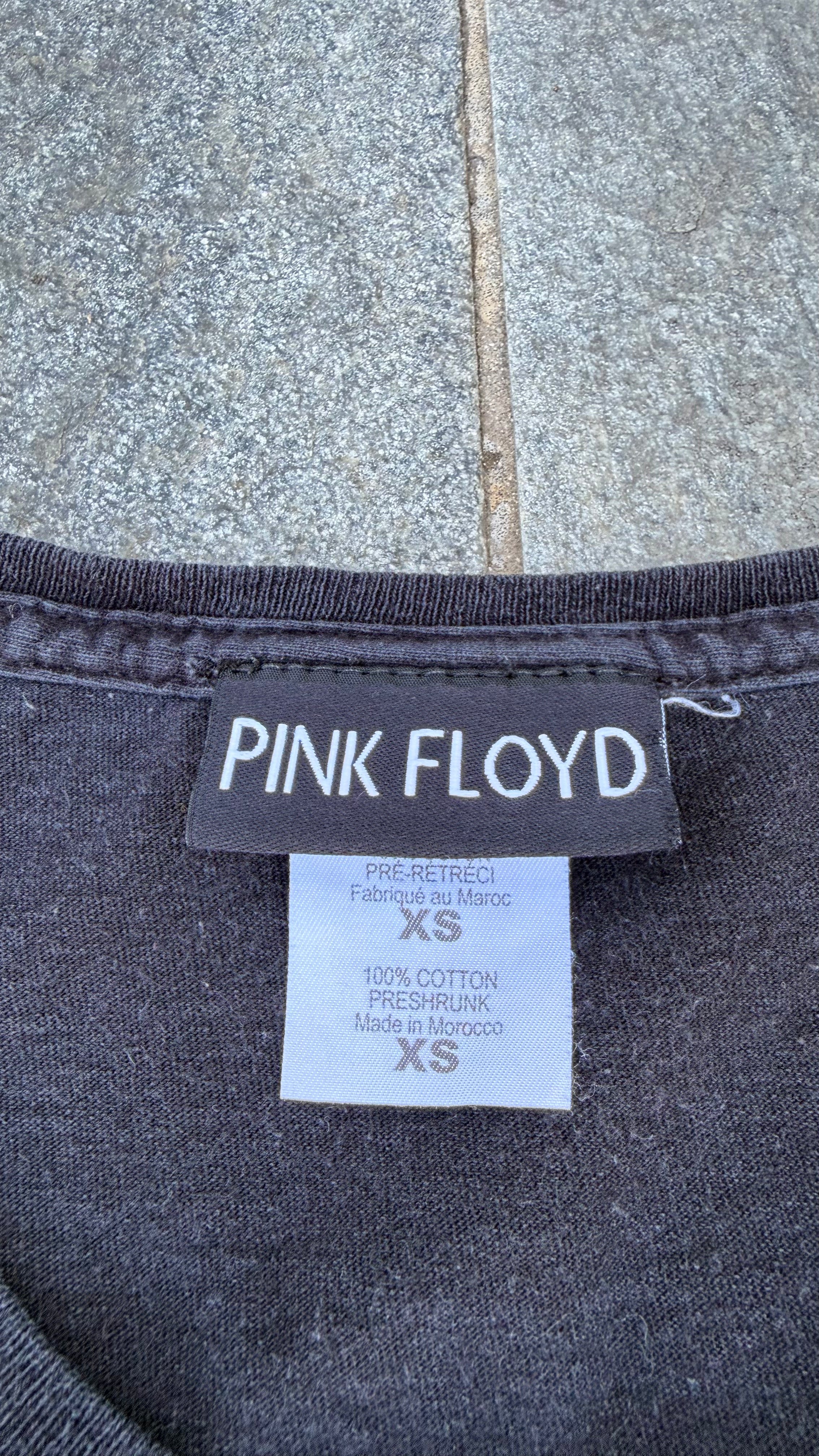 BLACK PINK FLOYD GRAPHIC TOP SIZE XS (W)