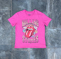 PINK ROLLING STONES BAND TOP SIZE M (W)