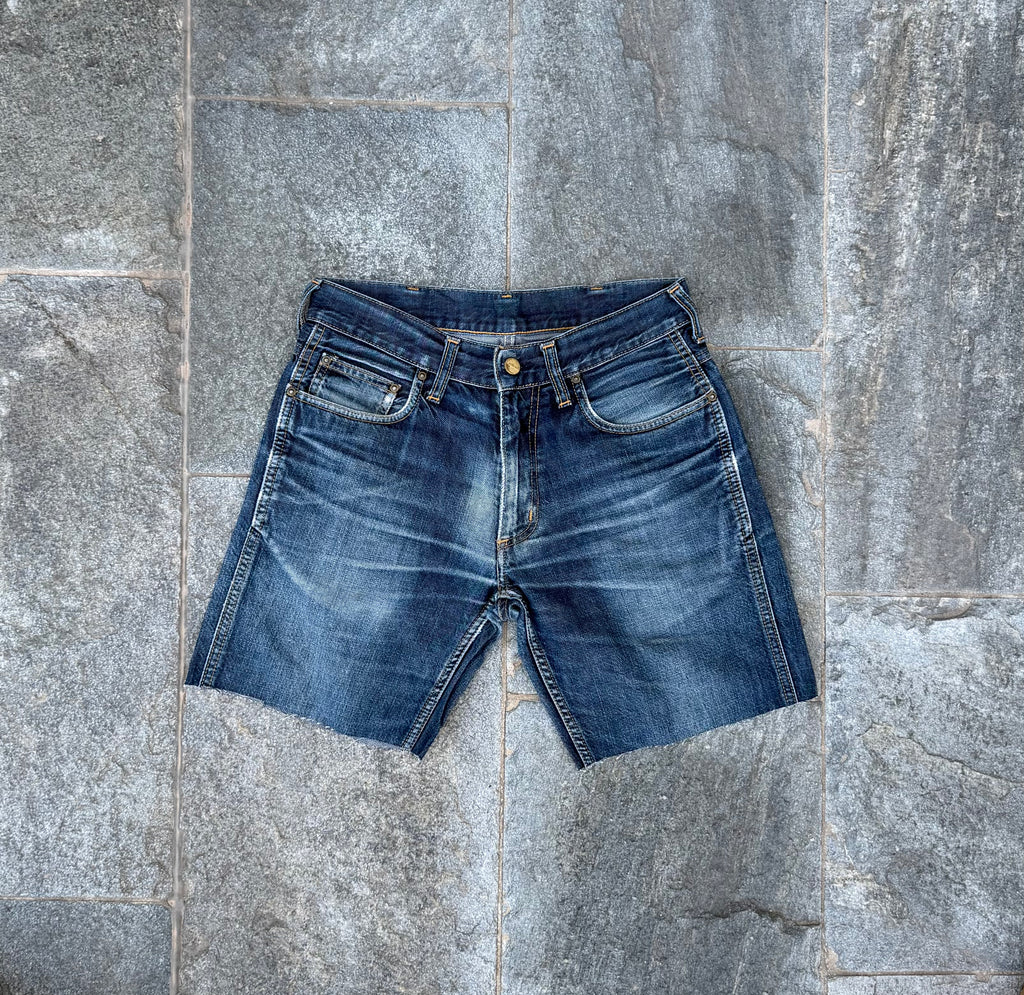 WASHED BLUE CARHARTT SHORTS SIZE XS/S (W)