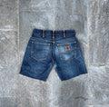 WASHED BLUE CARHARTT SHORTS SIZE XS/S (W)