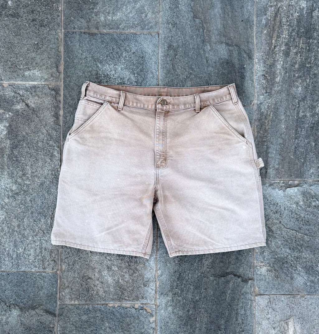 BEIGE CARHARTT SINGLE KNEE SHORTS SIZE L