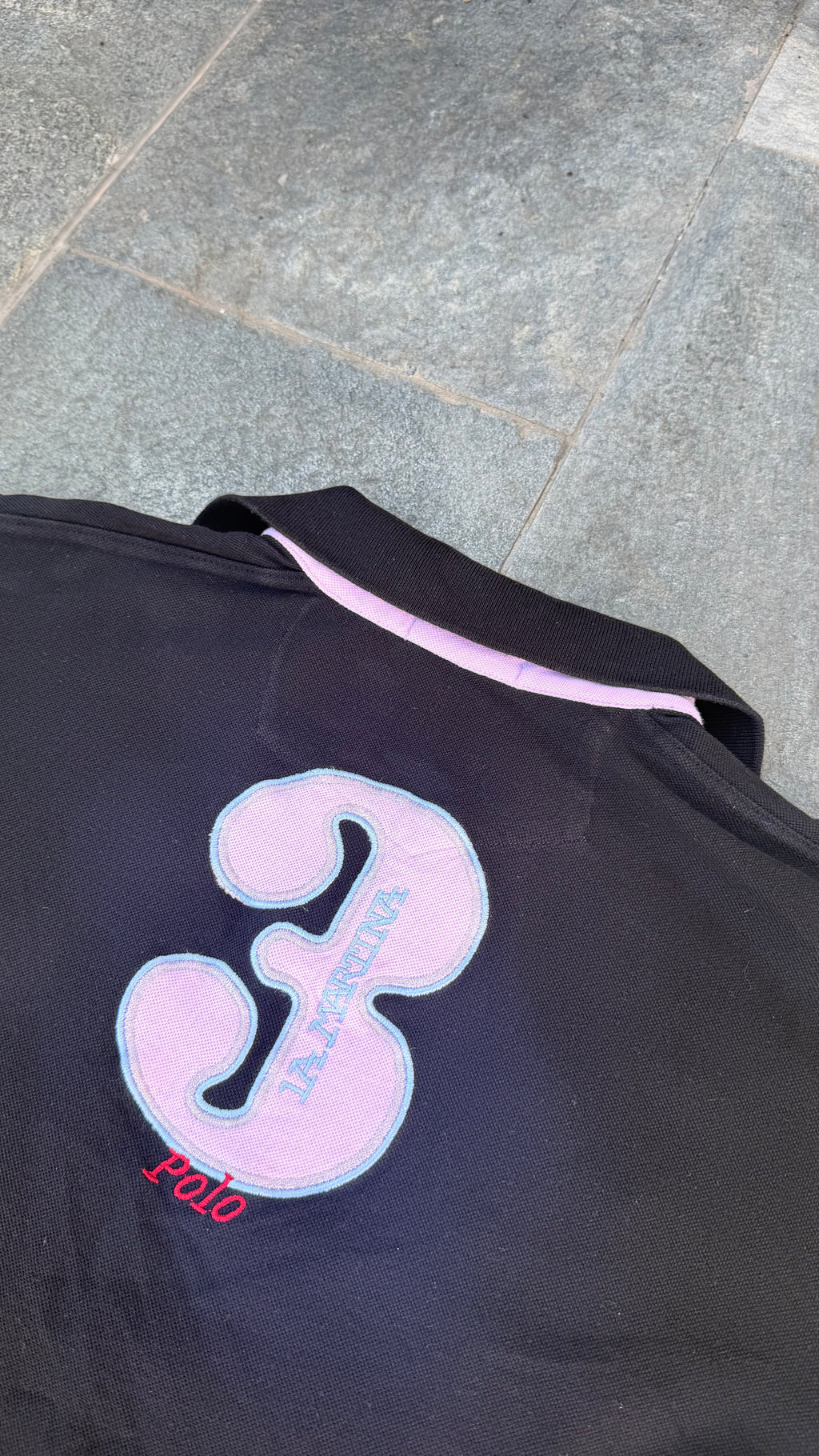BLACK/ROSE LA MARTINA POLO SIZE M